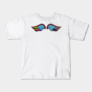 Multi color wings Kids T-Shirt